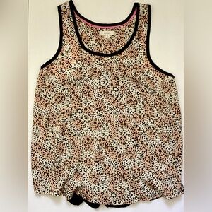 kensie Leopard Print Pajamas Set